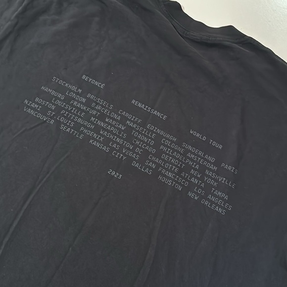 NWOT Beyonce Renaissance World Tour T-Shirt - Picture 5 of 9